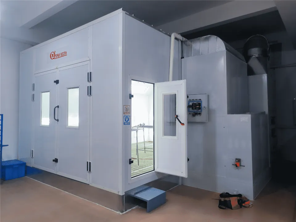 Abluft-Lackierkabine
