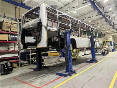 Welche Beleuchtungsanforderungen gelten für eine industrielle Lackierkabine?