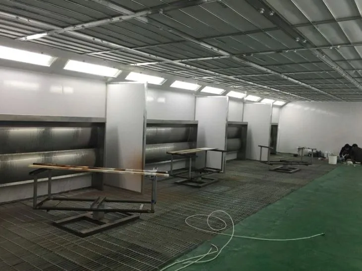 Exhaust Back Open Front Spray Booth